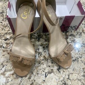 Circus by Sam Edelman Nude Studded Heels